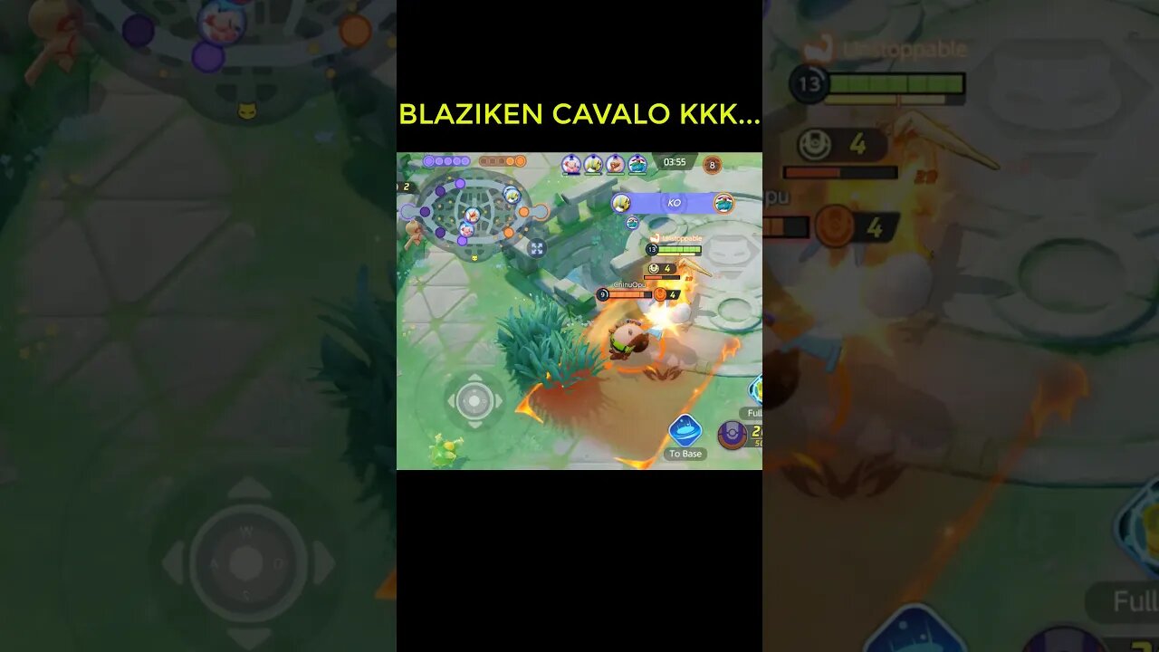 BLAZIKEN É UM CAVALO 🤣🤣POKÉMON UNITE #shorts