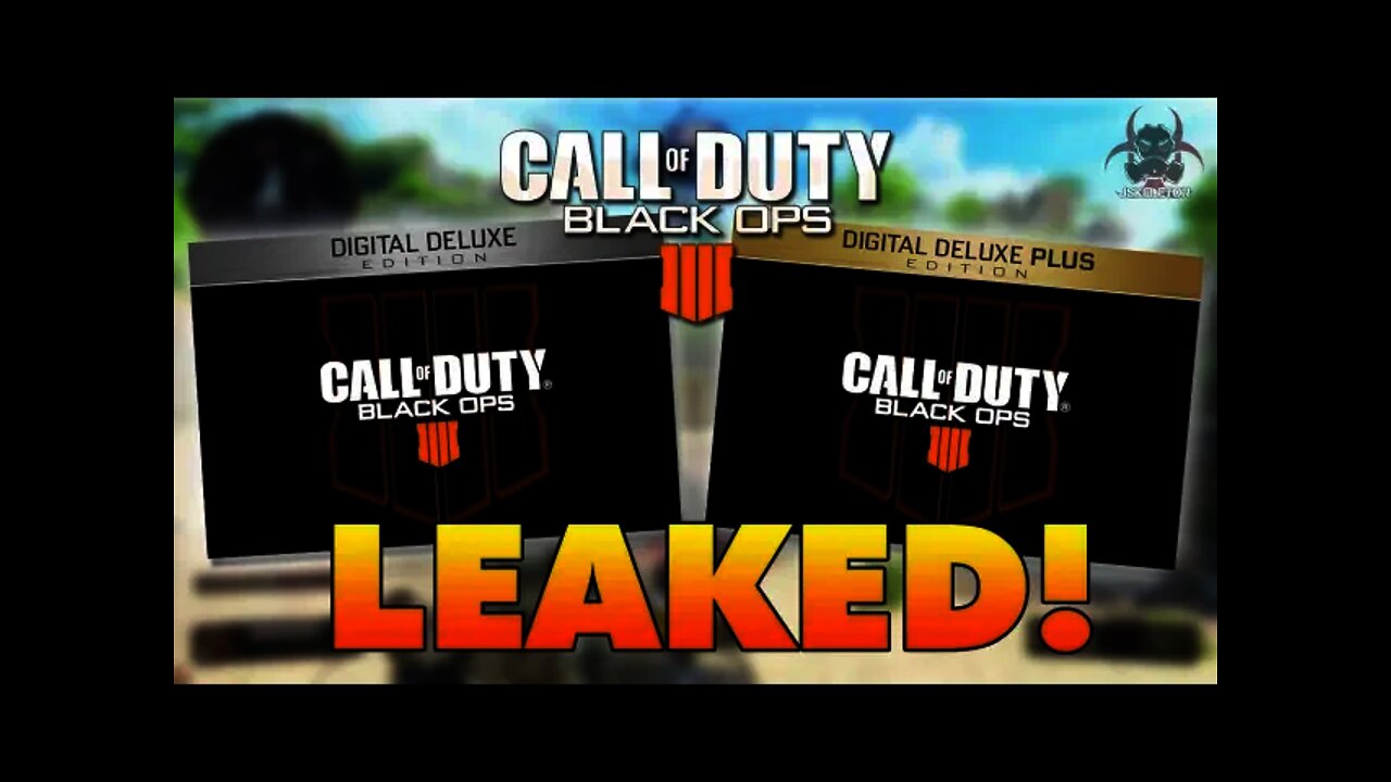 Black Ops 4 Digital Deluxe & Digital Deluxe Plus Editions LEAKED!