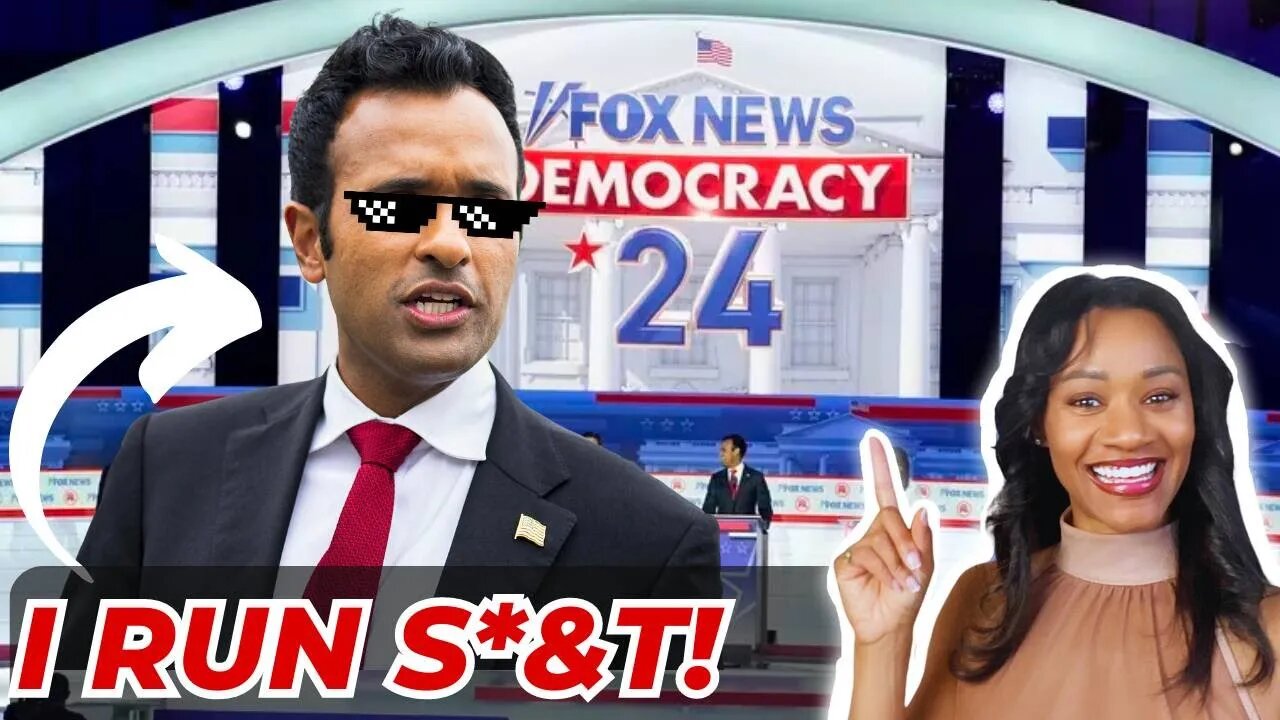 Vivek Ramaswamy Steals GOP DEBate Donald Trump w/Tucker Carlson and His Surrender