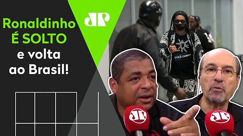 RONALDINHO é SOLTO e volta ao Brasil! A JUSTIÇA foi feita? Veja DEBATE!