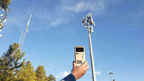 How much Radiation do Cell Towers Emit Up Close? Watch