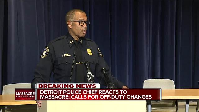 Detroit police chief reacts to Las Vegas massacre