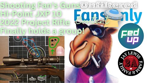 Unfiltered Fan's Only Content: Shooting Fan's Guns, Hi-Point JXP 10, & the Alaskan holds a group!