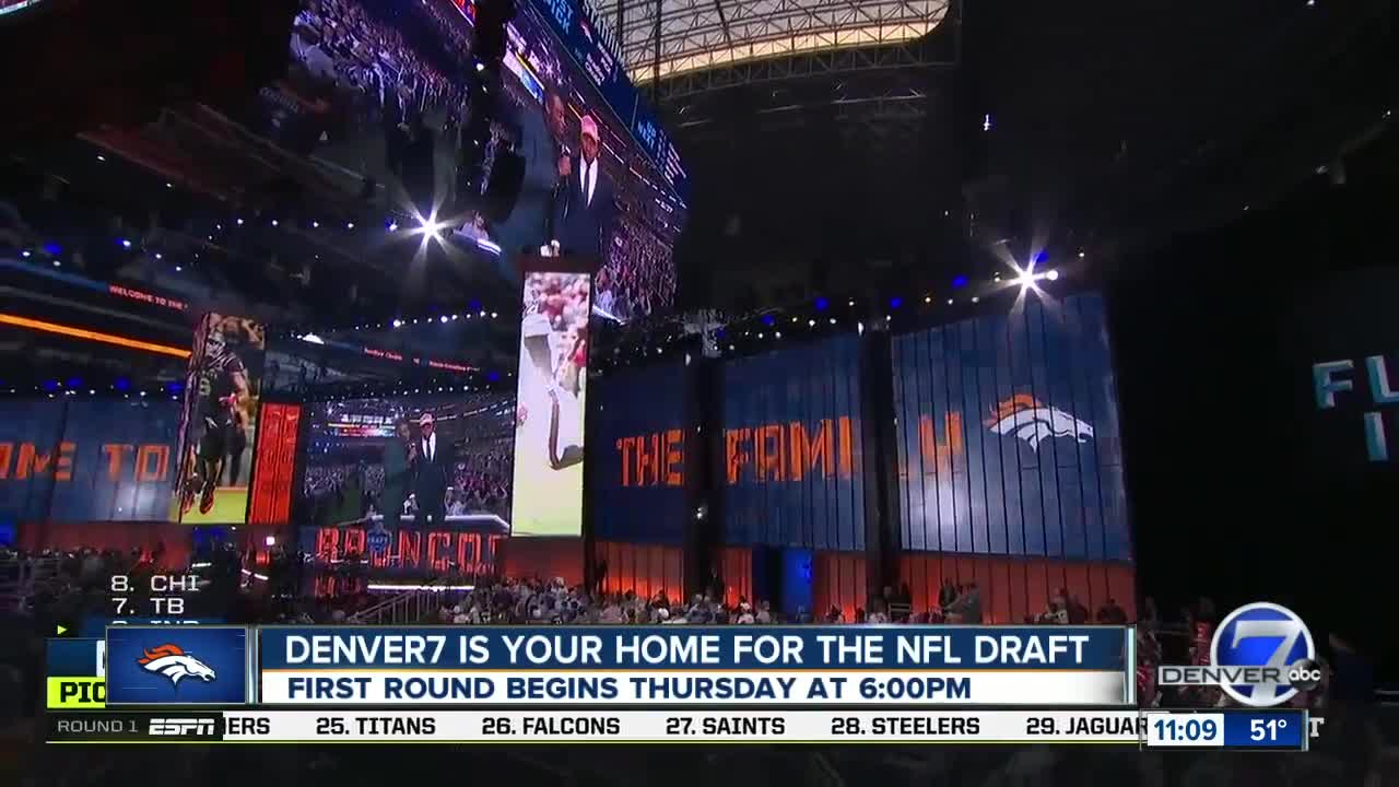 NFL Draft will air Thursday at 6 p.m. on Denver7