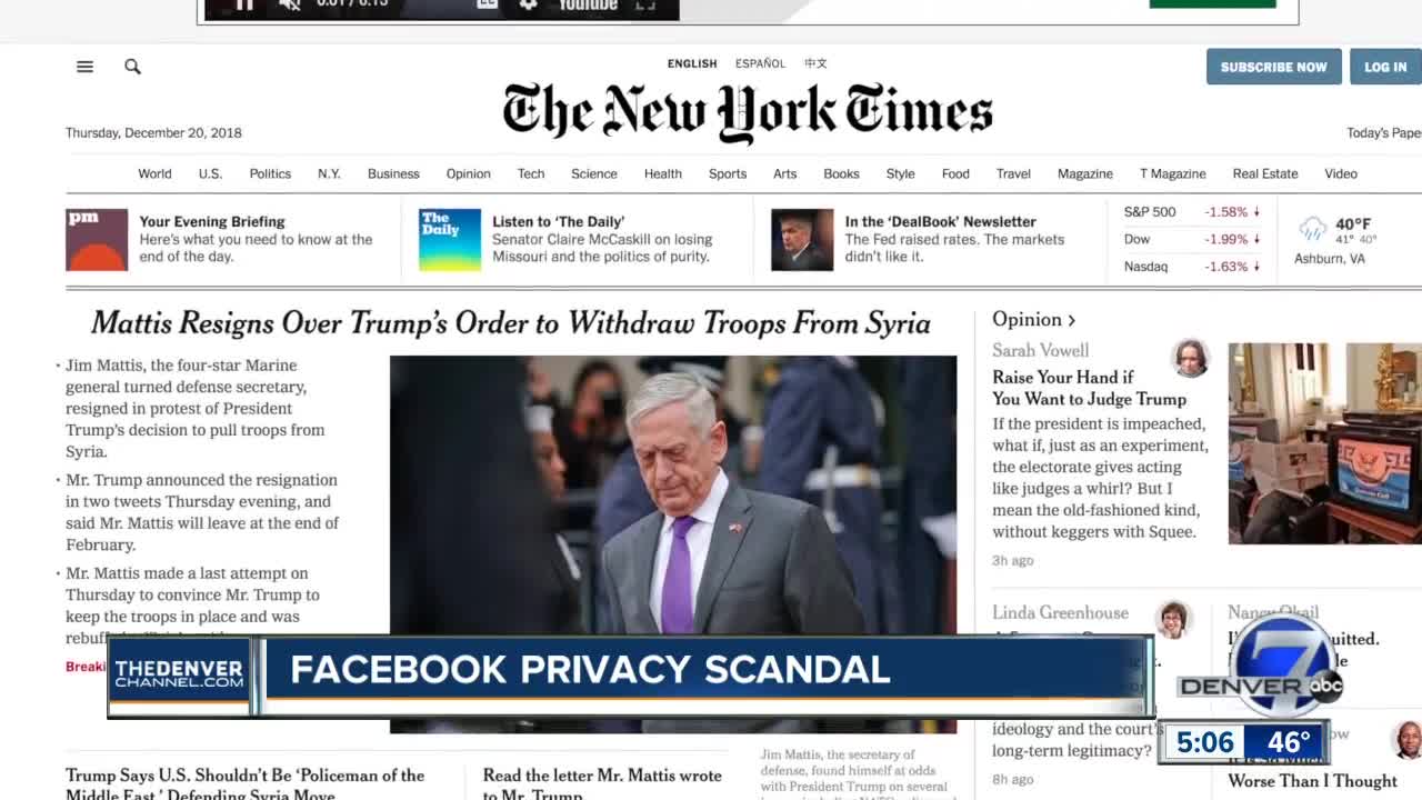 NYT: Facebook offered more user data to companies, including private messages, than it has admitted