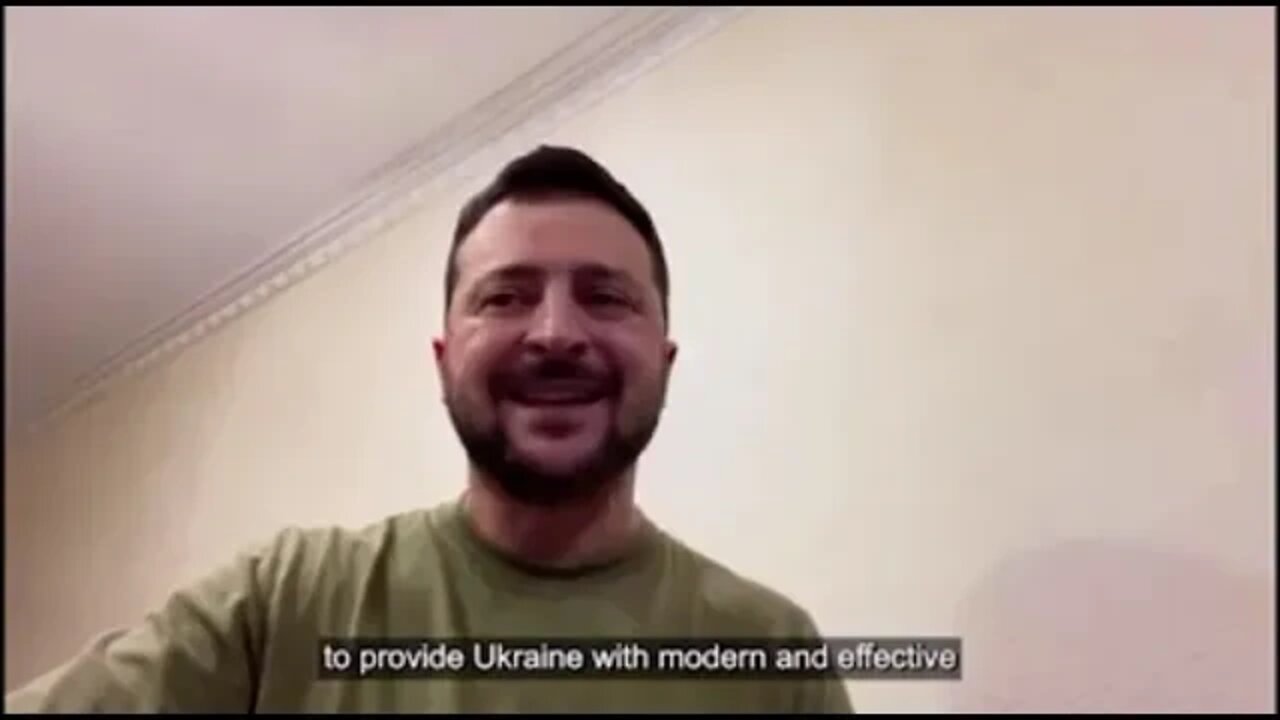 Address from Ukrainian president Volodymyr Zelenskyy