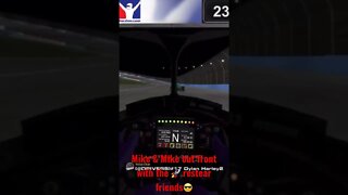 Mike & Mike two friends working together out front with the restart NTT INDY CAR fixed class iracing