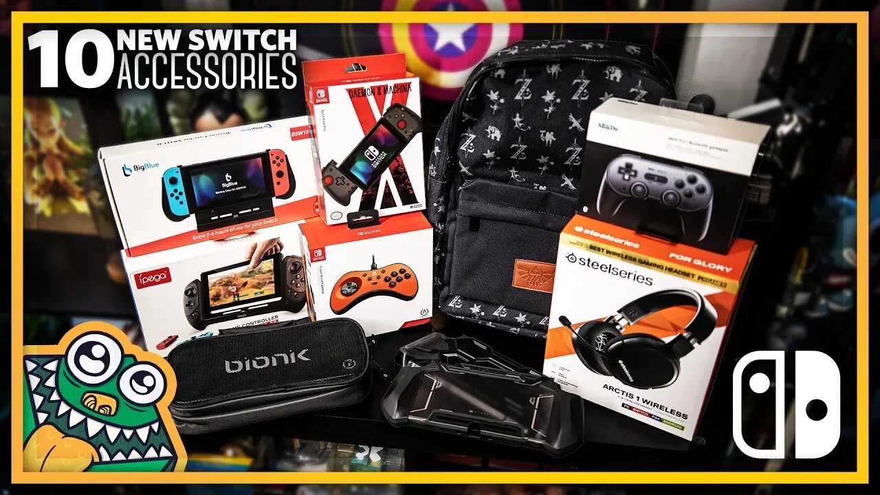 10 NEWEST Nintendo Switch Accessories - Ep.8 - HAULED - List and Overview