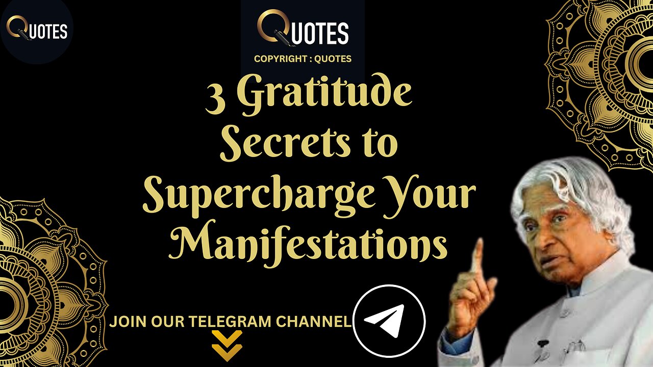 3 Gratitude Secrets to Supercharge Your Manifestations