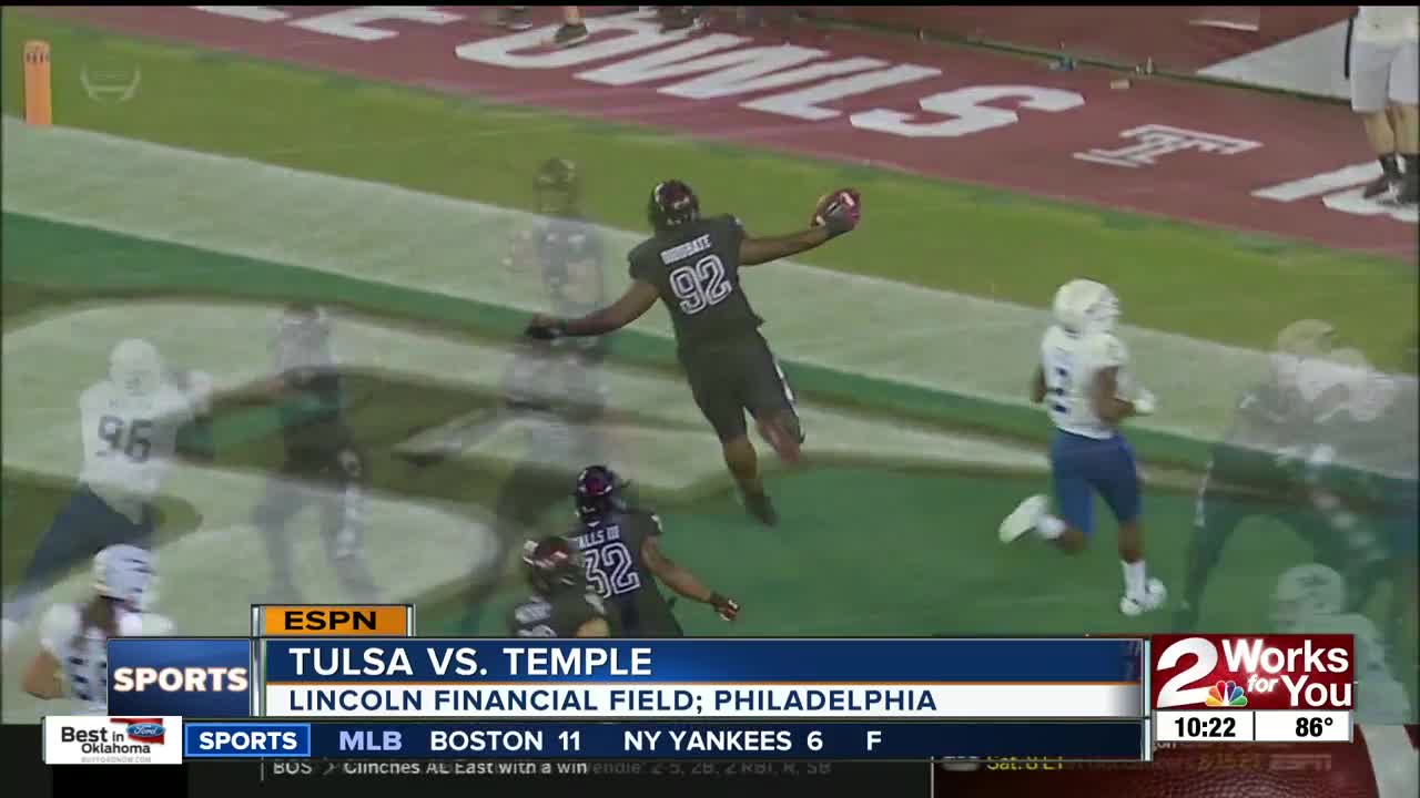 Tulsa Football falls to Temple, 31-17; 5 turnovers for Luke Skipper