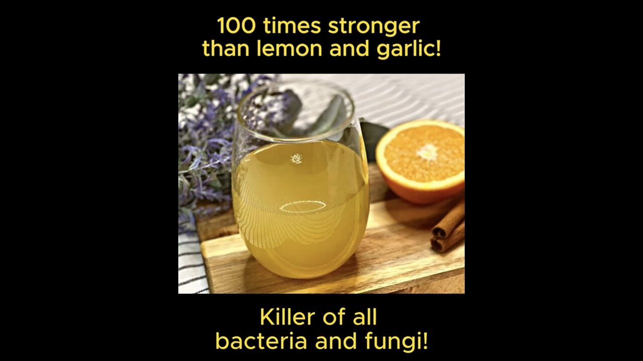 100 times stronger than lemon and garlic! Killer of all bacteria and fungi!