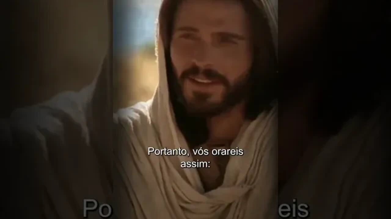 JESUS ENSINA A ORAR - PAI NOSSO #shorts