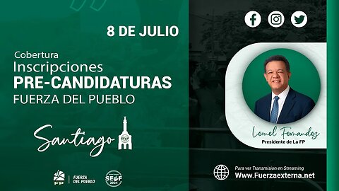 🔴En Vivo: Cobertura especial Inscripción de candidatos #FuerzaDelPueblo