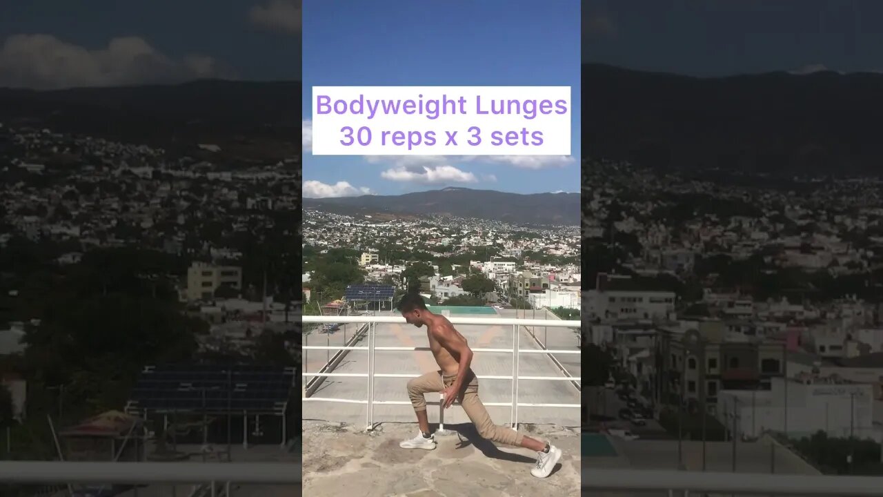 My Leg Workout Day with Amazing View