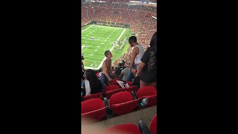 Human cancer at the Falcons game 🤡