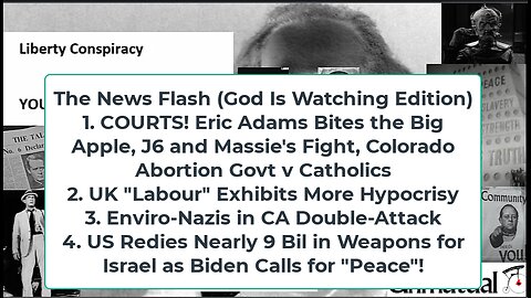 Liberty Conspiracy LIVE 9-26-24! Eric Adams Apple, J6 Stonewall, Harris "Rules" Economy?