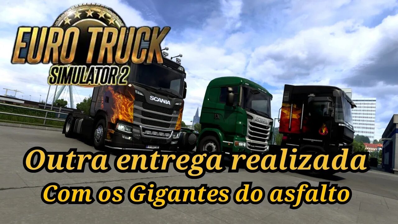 Sábado também é dia de entrega no EuroTruck Simulator Com o melhor comboio do BRASIL BORBELON GAMES