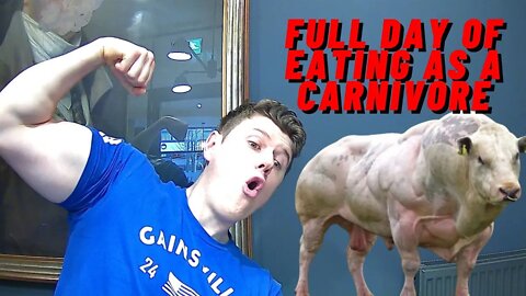 FULL DAY OF EATING AS A CARNIVORE + HOW I STRUCTURE MY DAY DOING YOUTUBE!!