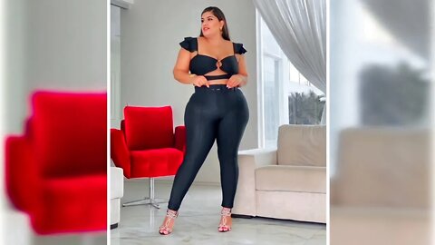 ✔️ CALÇA COM CINTO PLUS SIZE FEMININA