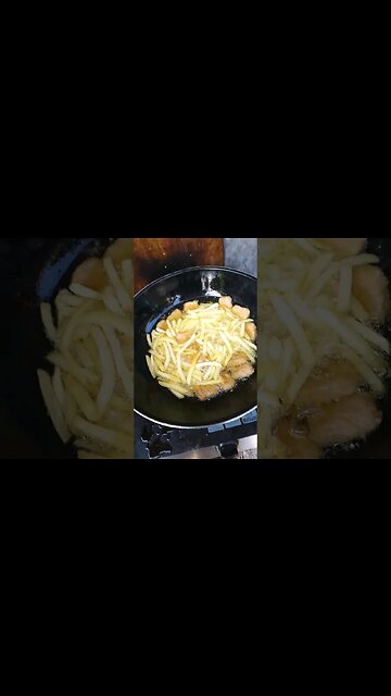 Chicken Nuggets and French Fries #chickennuggets #frenchfries #shorts