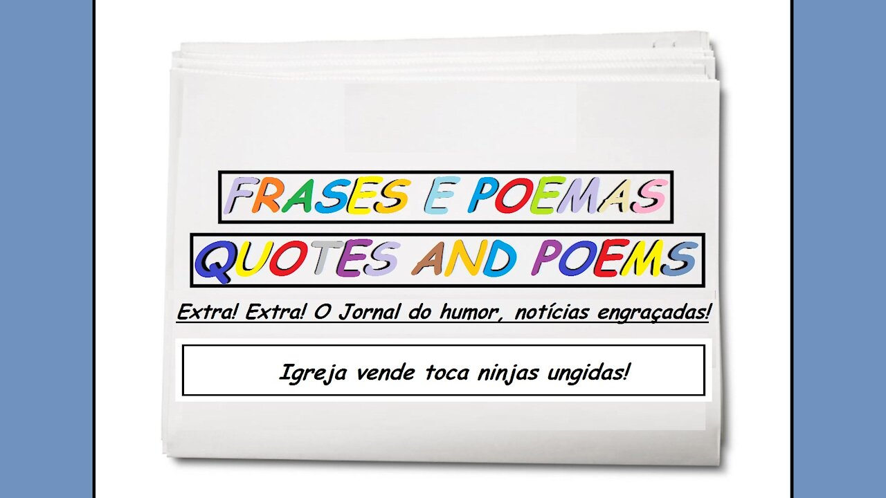 Notícias engraçadas: Igreja vende toca ninjas ungidas! [Frases e Poemas]