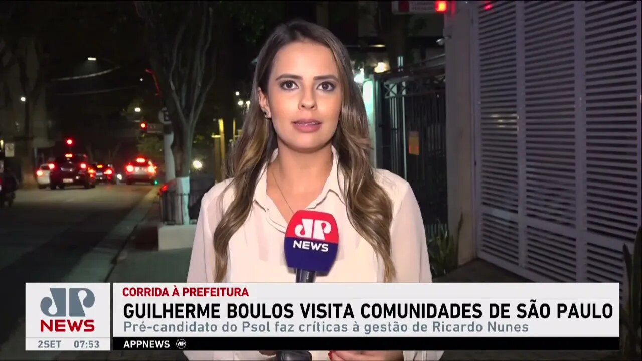 Guilherme Boulos visita comunidades de São Paulo