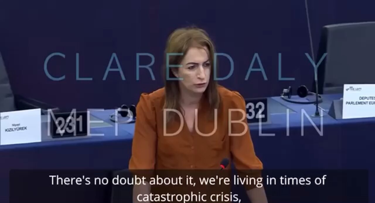 3/7/2022: Intervention In Plenary, Clare Daly MEP Dublin. Ukraine/Afghan/Humanitarian Bio Labs