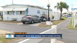 WWII Veteran facing eviction gets new home