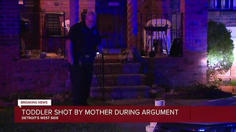 Toddler shot by mother during argument