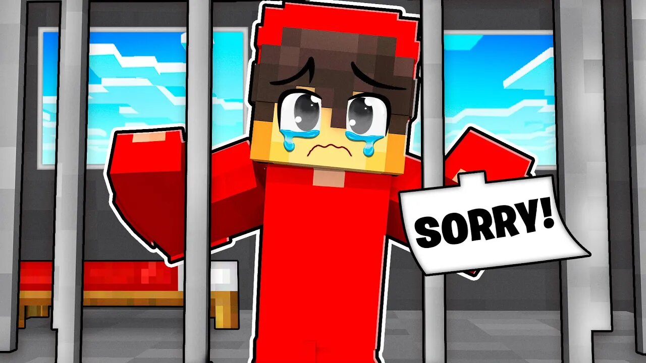 Cash Went To JAIL in Minecraft!