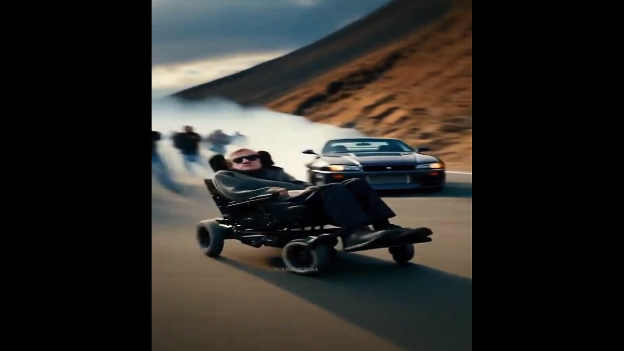 Racing🏍️With👉Stephen♿Hawking👀💥🔥😎🍺