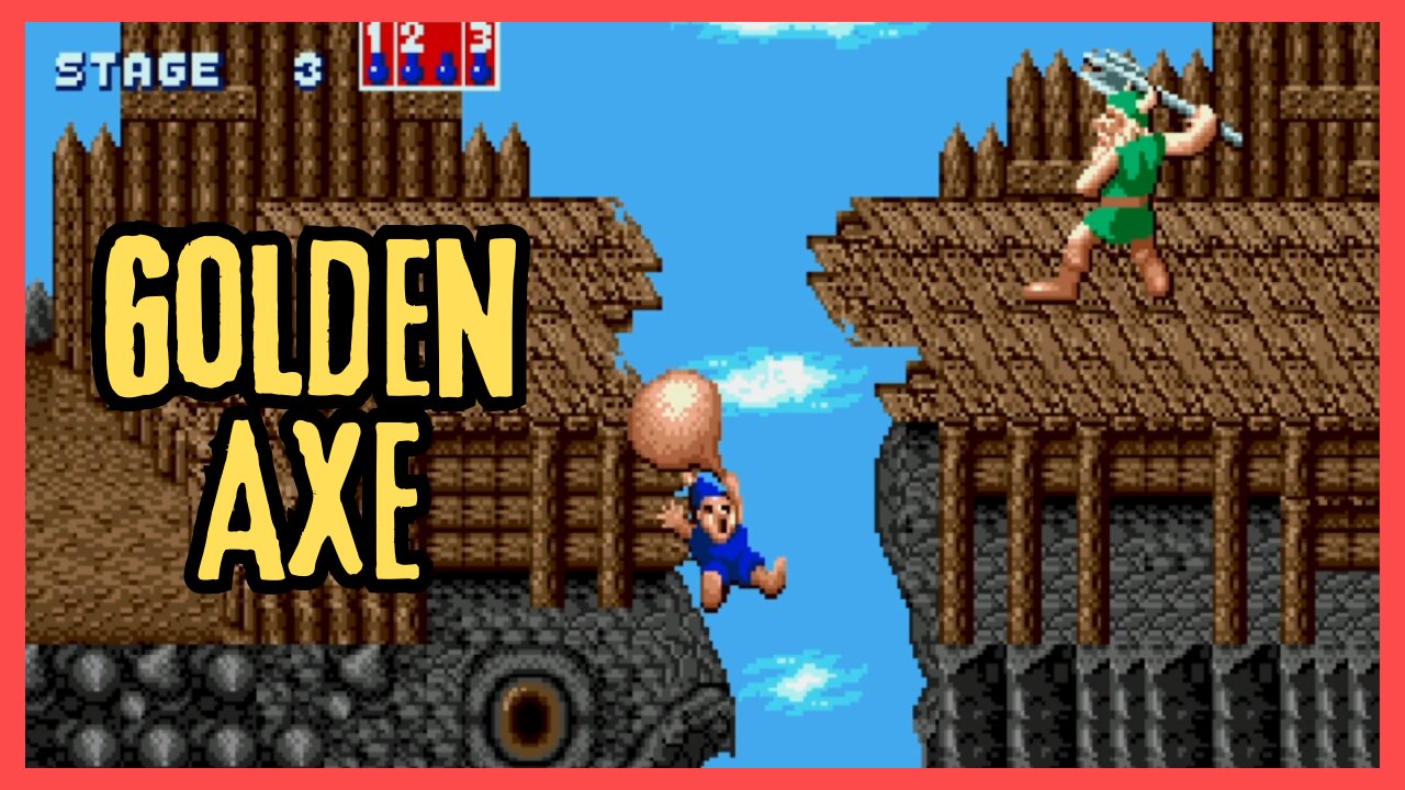 Resgatando o Rei nesse jogo clássico de ação e aventura | GOLDEN AXE | Mega Drive