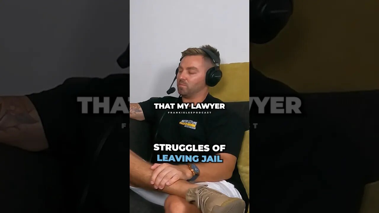 The STRUGGLES of leaving jail.. ⛓️ #jail #prison #frankieleepodcast