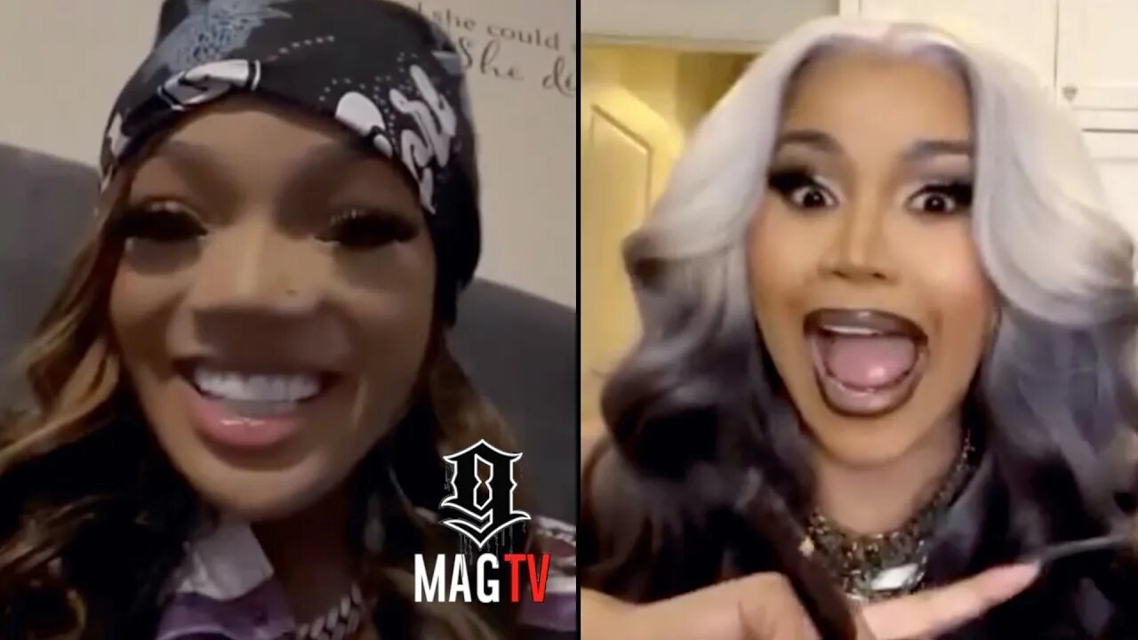 Glorilla Cracks Up At Cardi B Impersonating Her Voice! 😂