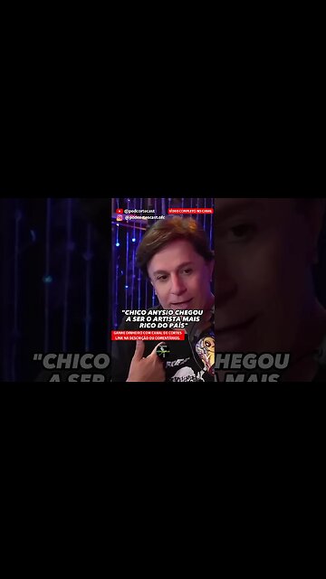 O GRANDIOSO CHICO ANYSIO #shorts #tomcavalcante #chicoanysio #humor #humorista