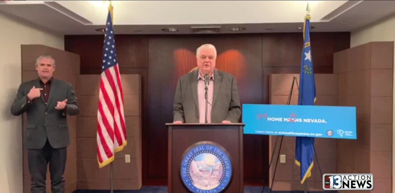 Nevada Gov. Sisolak updates the states COVID-19 response and unemployment