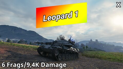 Leopard 1 (6 Frags/9,4K Damage) | World of Tanks