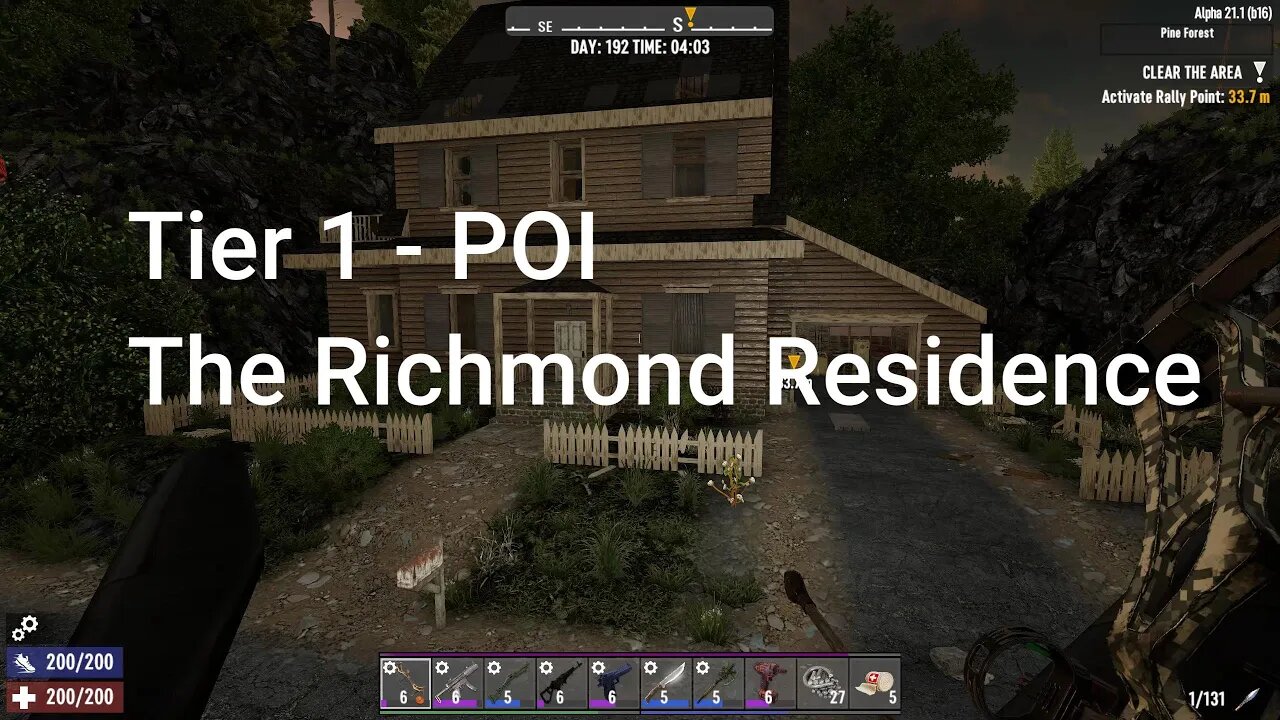 Tier 1 POI - The Richmond Residence | 7 Days To Day - Alpha 21.1 #oldgoatgaming #7dtd