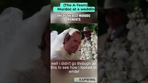 The A-Team crashes a wedding (best Murdock moment) #shorts