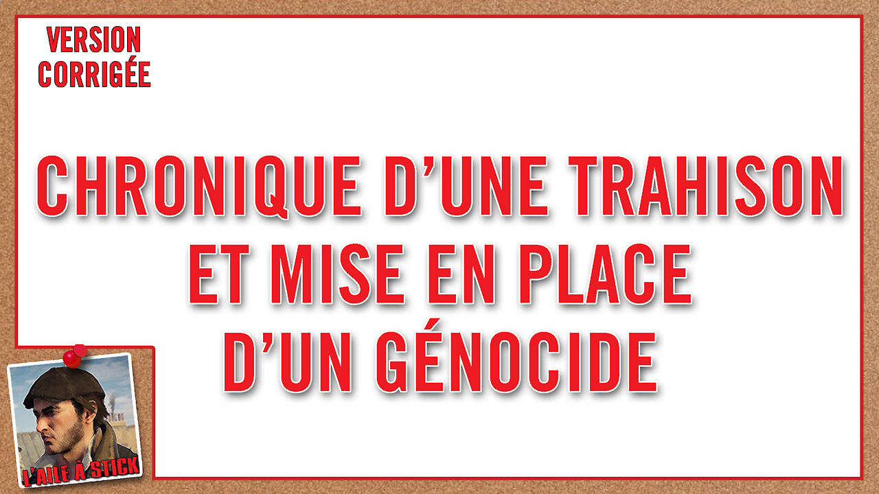 2021/086 Chronique d'une trahison et mise en place d'un génocide