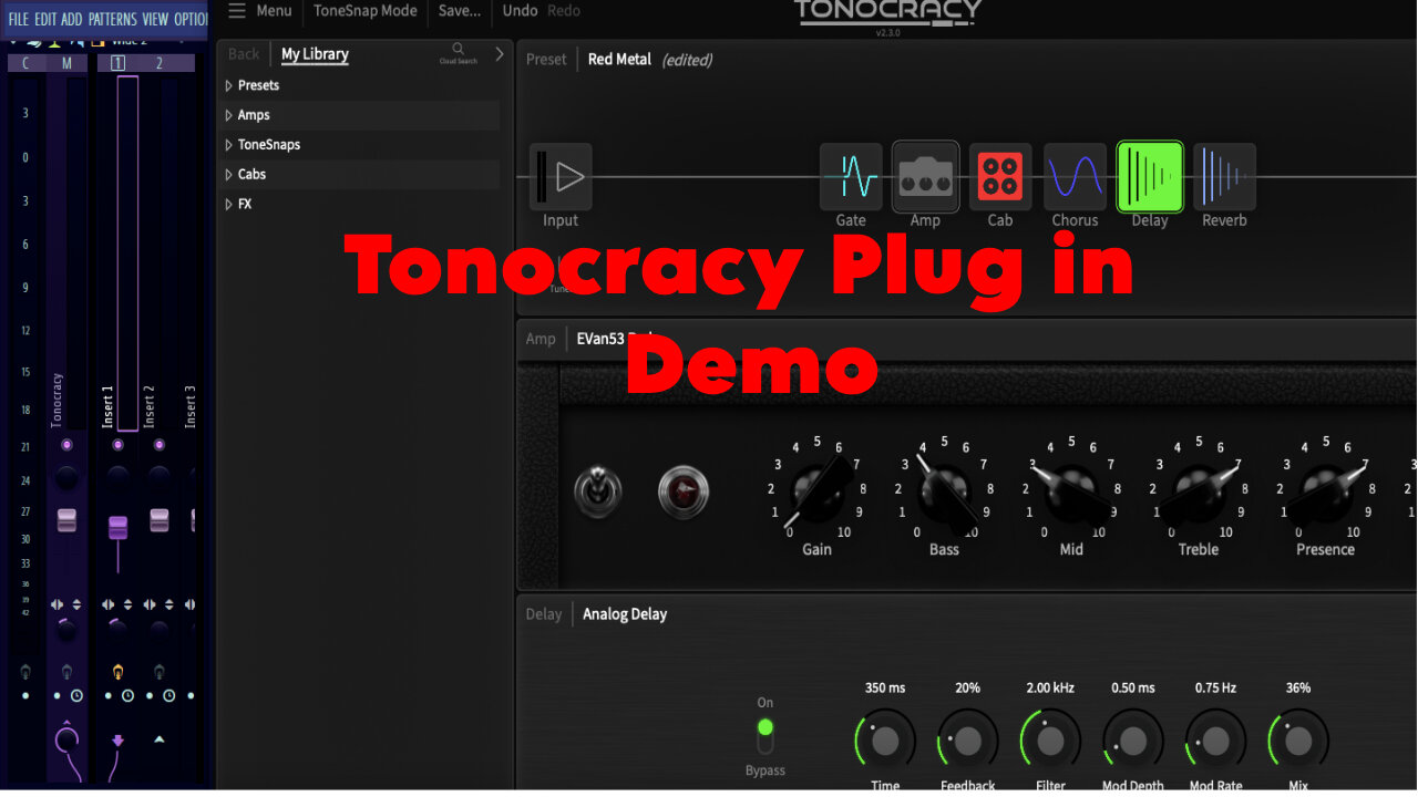 Tonocracy VST demo Acoustic to Modulated