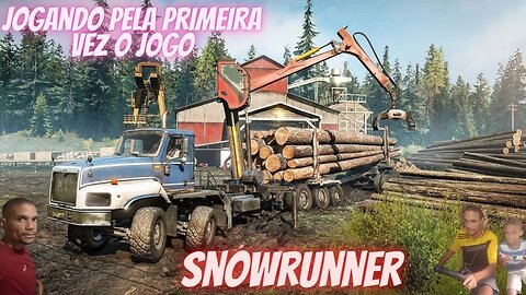 jogando pela primeira vez o jogo snowrunner gamplay #jogos #snowrunner #snowrunner4k