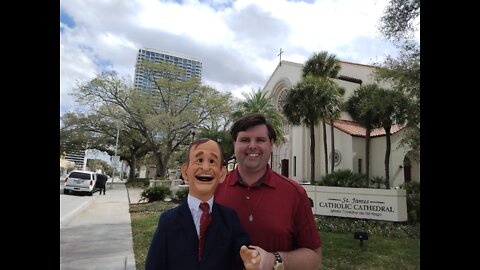 Vance Dykes & George H. W. Bush @ St. James Catholic Cathedral In Downtown Orlando Video 2