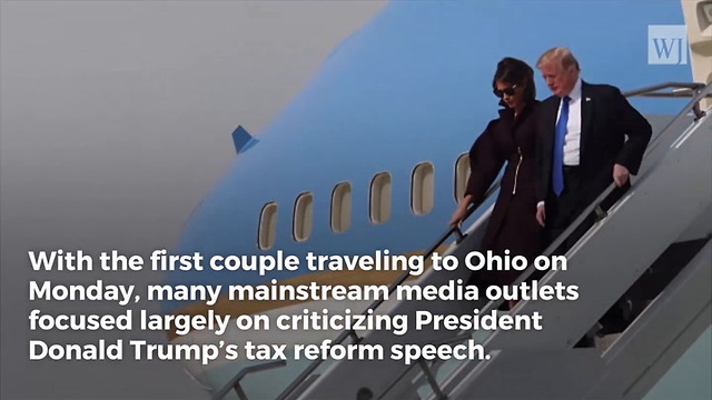 While President Trump Spoke in Ohio, Melania Took a Detour the Mainstream Media Ignored