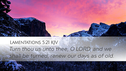 Lamentations 5