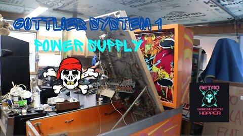 Gottlieb System 1 Sinbad Power Supply & Inside The Cabinet Ep 2