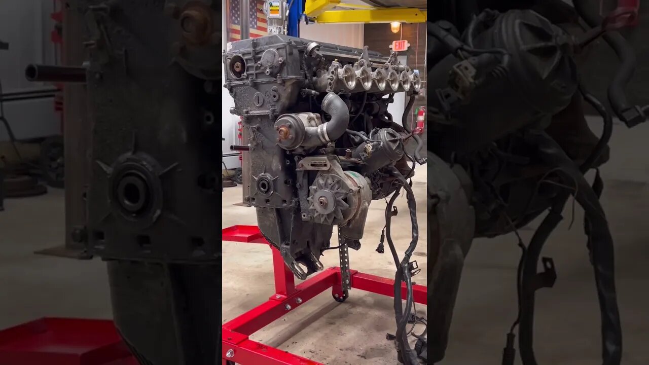BMW E34 M5 Engine Disassembly #shorts #bmw #bmwm5 #automotive #cars #performance