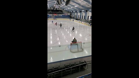 Before the game at Ice Works