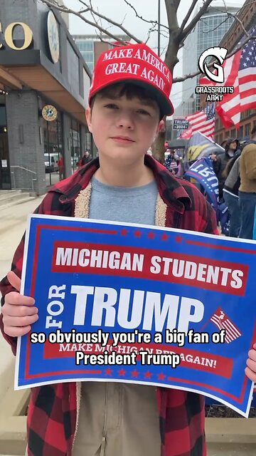 14 Year Old Boy Scout Leader Out of Byron Center, Michigan Supports Trump #GrassrootsArmy
