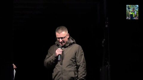 André Heinrich Bürgermeister traut sich und folgt der Einladung zum offen Mic. in Marienberg